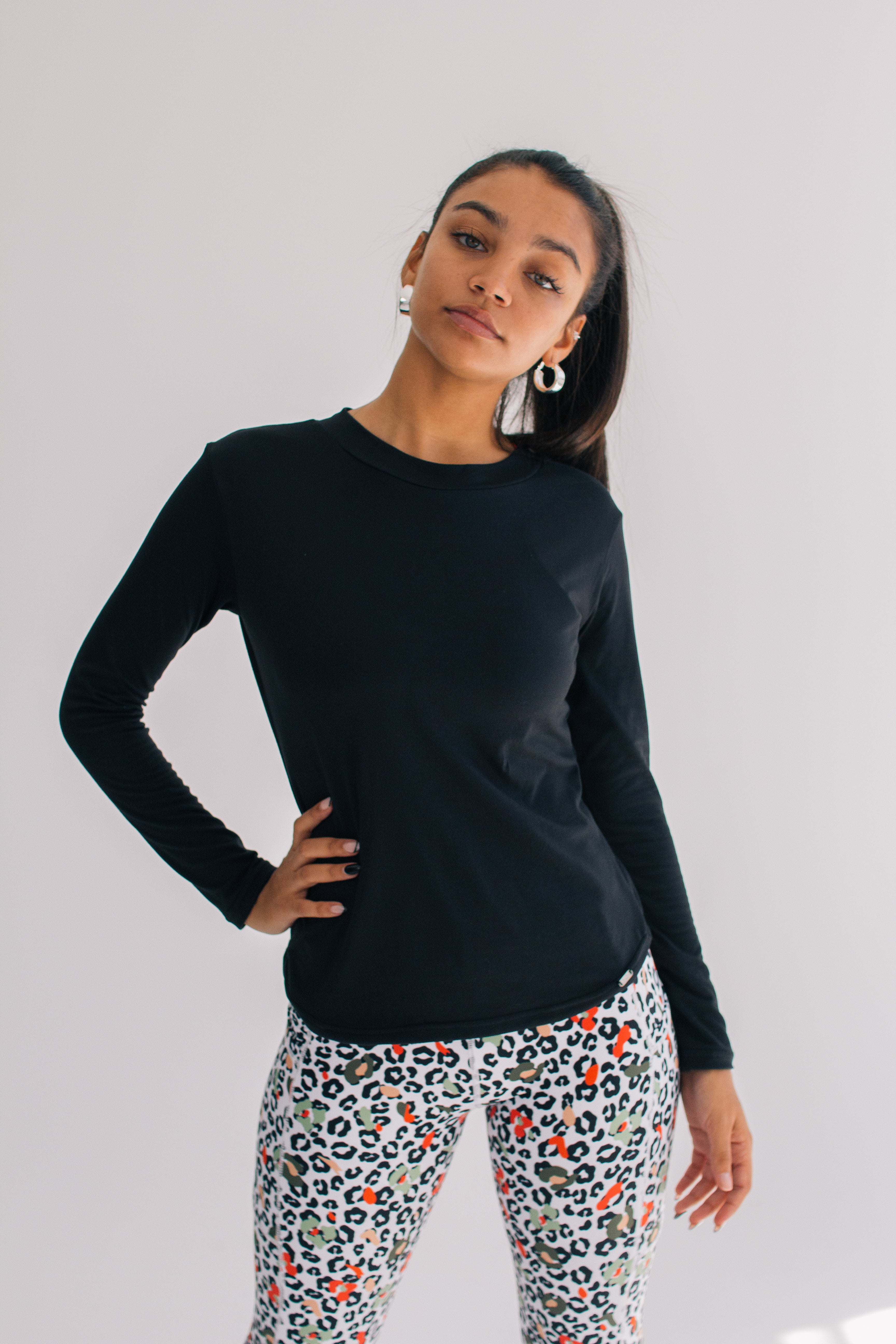 Black Runnning Top - Koko Active SA