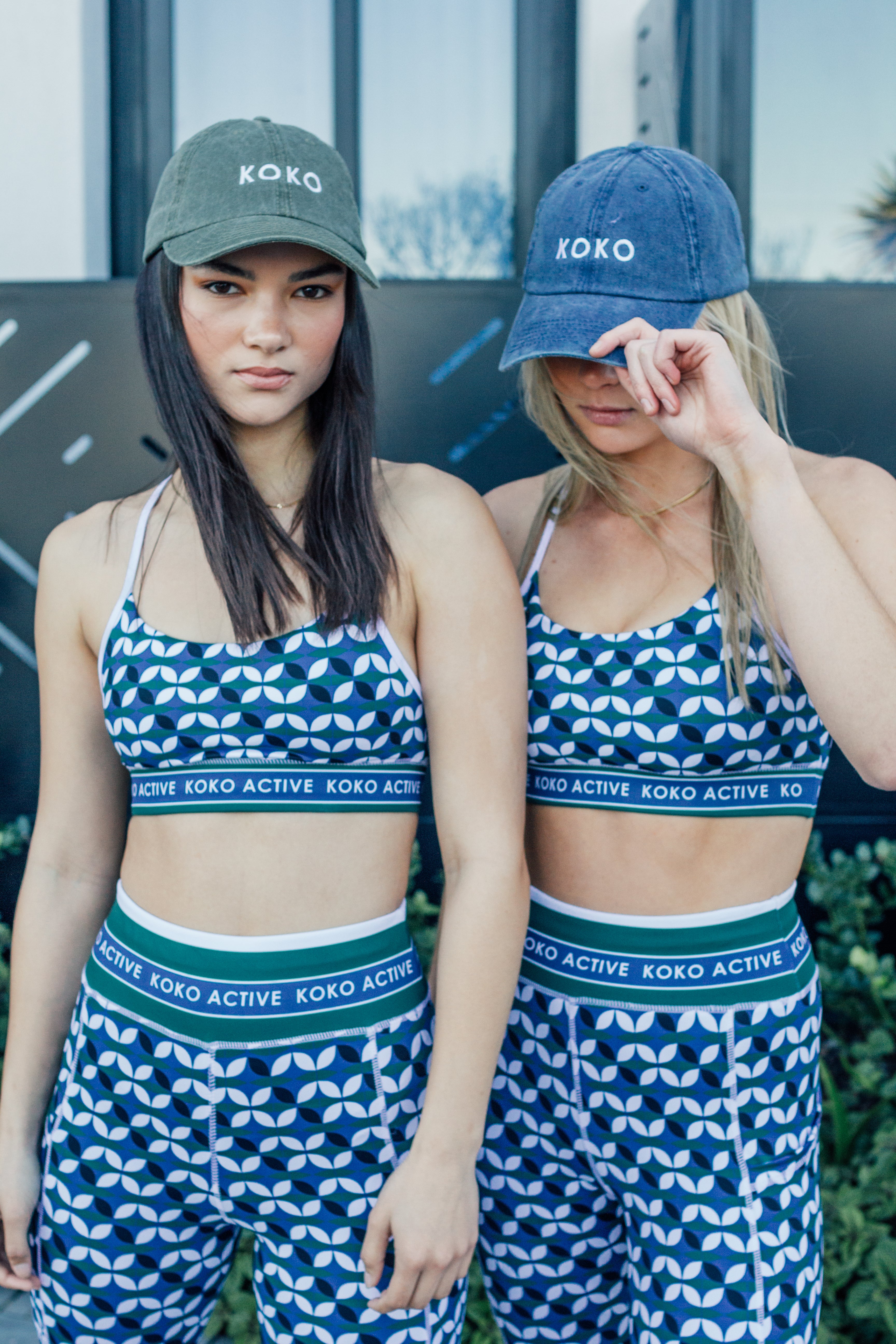 RETRO GRADE Racer Back Sports Bra