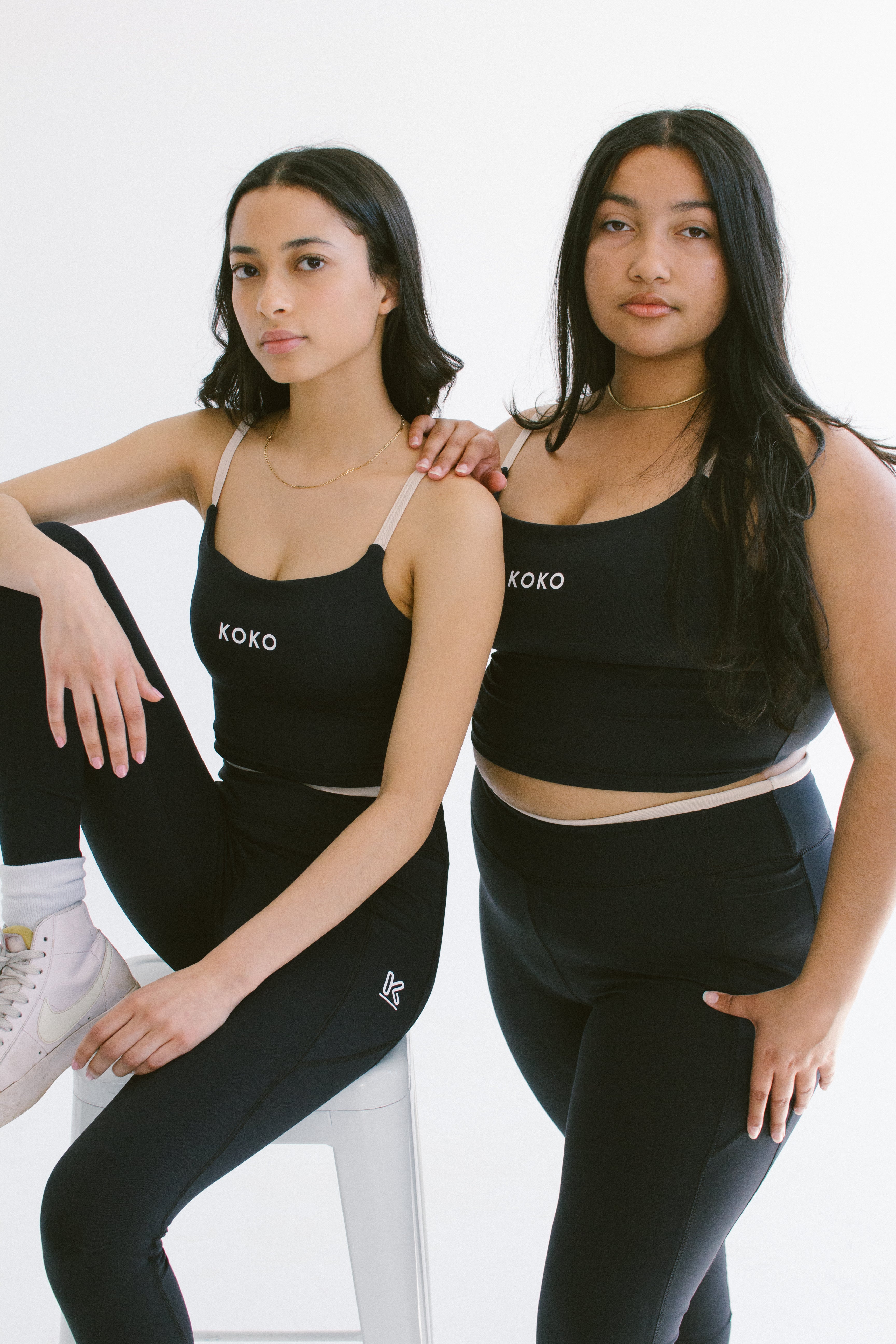 Premium Luxe Tank Sports Bra - Espresso