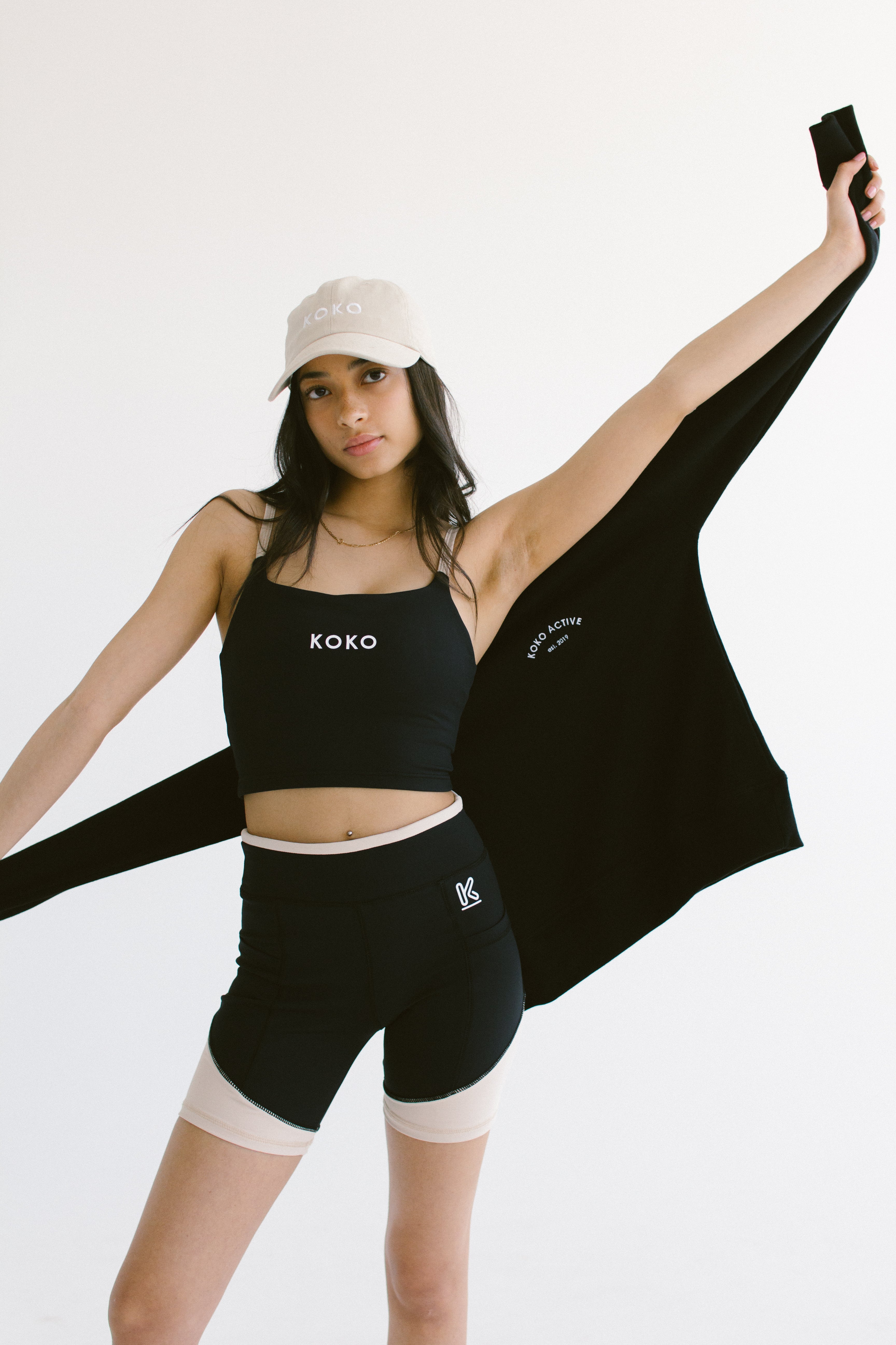 Premium Luxe Tank Sports Bra - Espresso