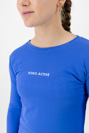 Royal Blue active long sleeve