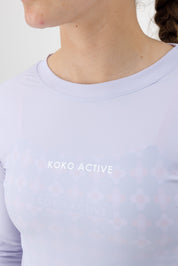 Lilac long sleeve top