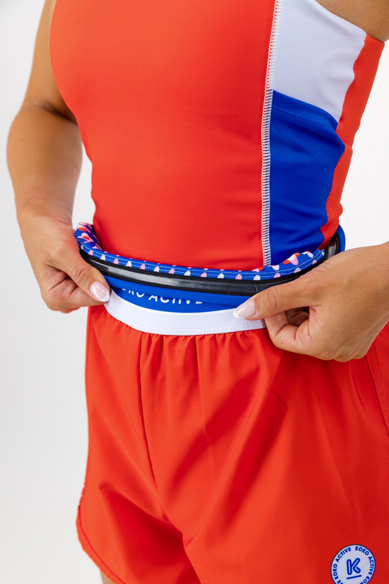 Aperol Orange Jogger Shorts
