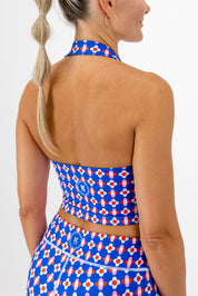 Stride Halter neck tank bra