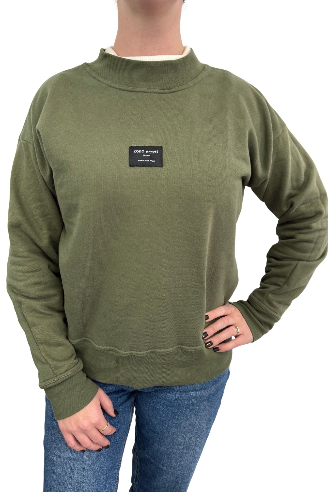 Ladies Olive Green sweater