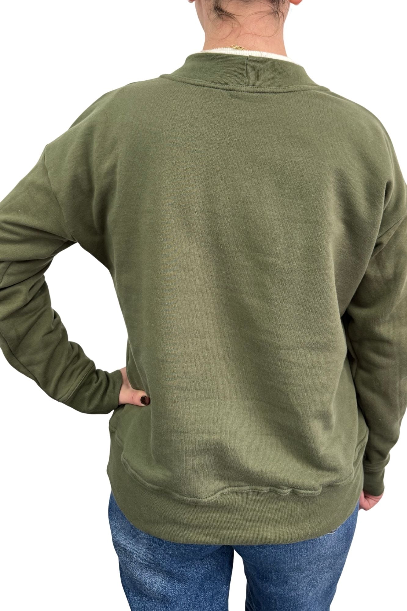 Ladies Olive Green sweater