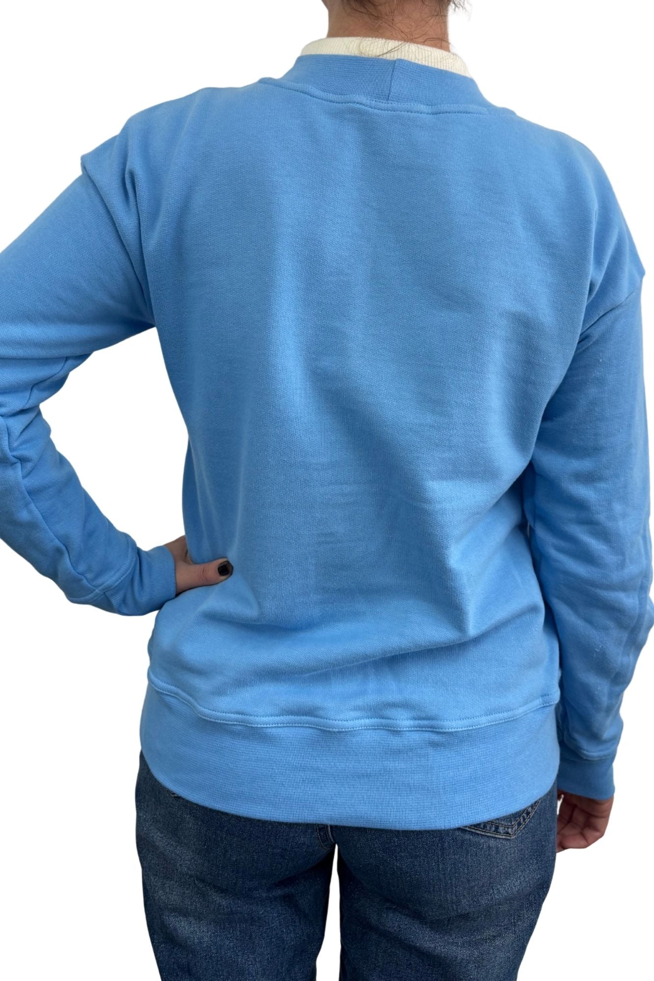 Ladies sky blue sweater