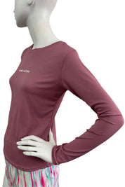 Pink long sleeve top
