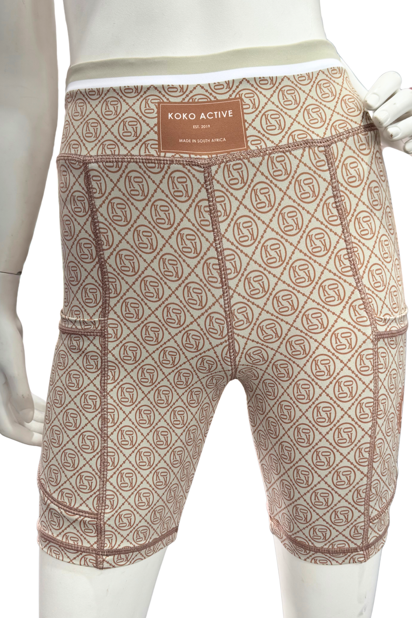 Matcha Mono Shorty Shorts SAMPLE