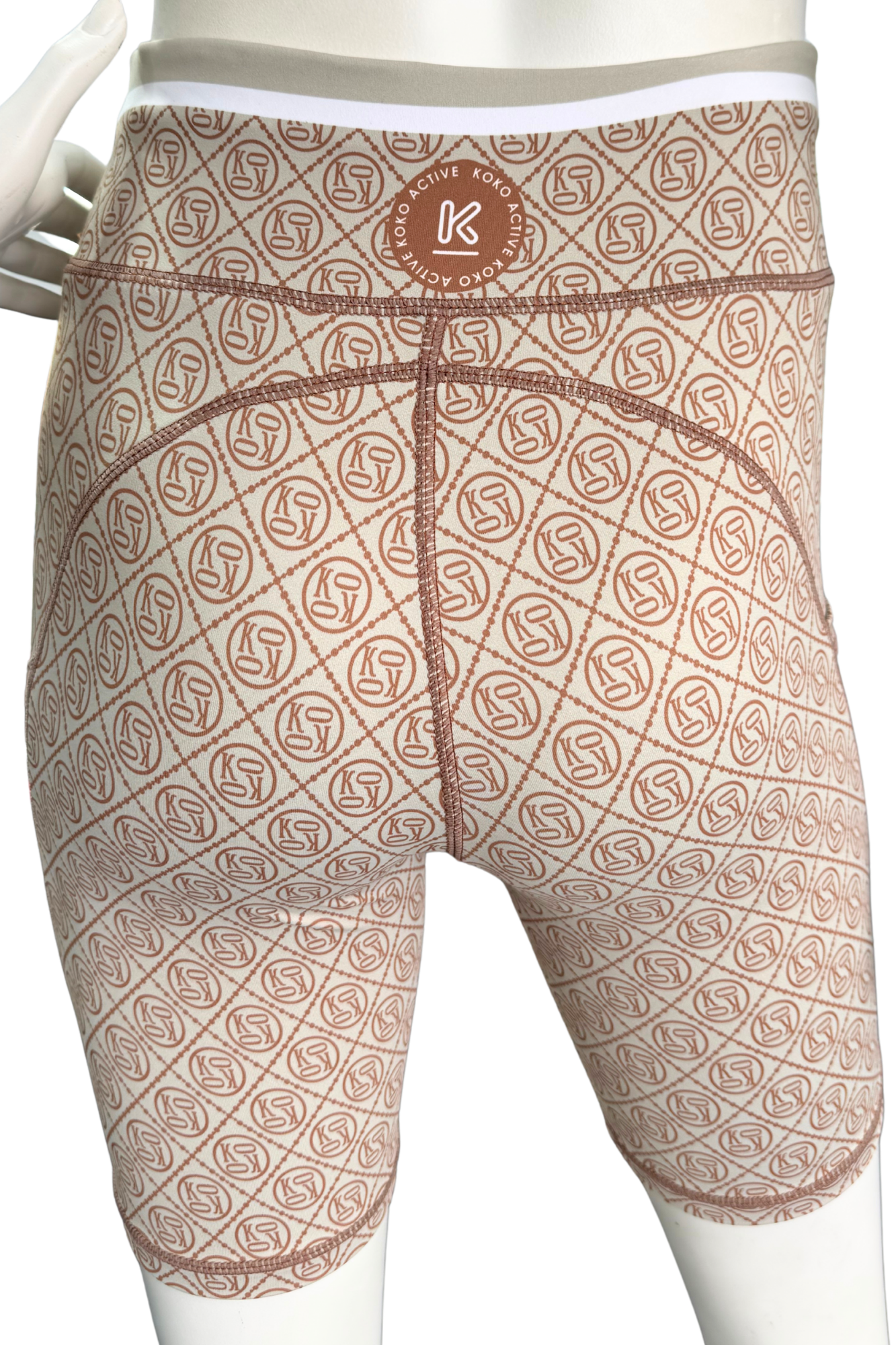 Matcha Mono Shorty Shorts SAMPLE