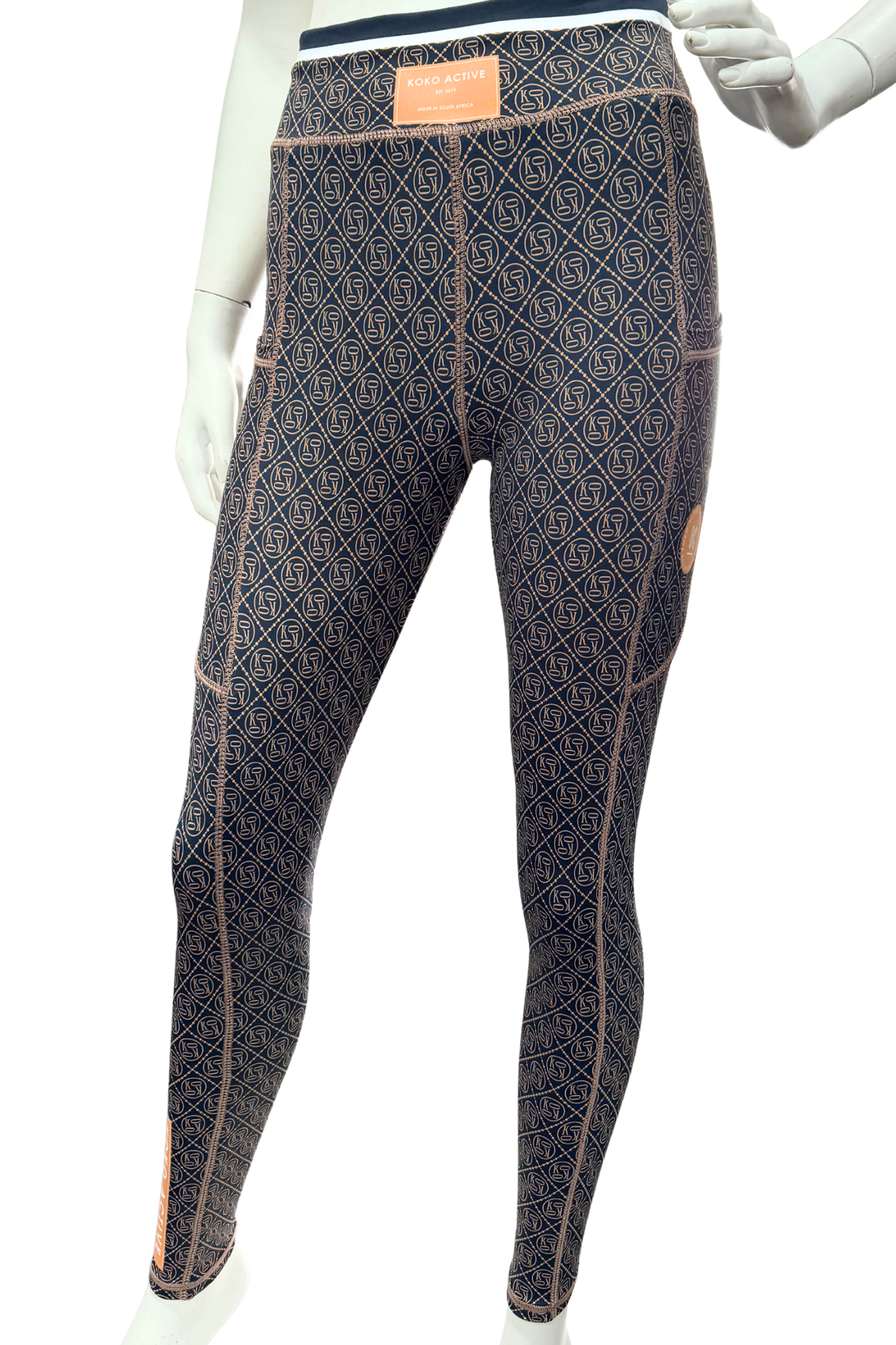 Navy Mono Leggings SAMPLE