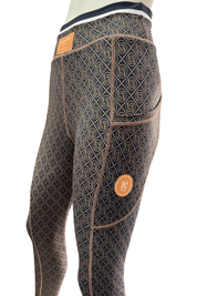 Navy Mono Leggings SAMPLE