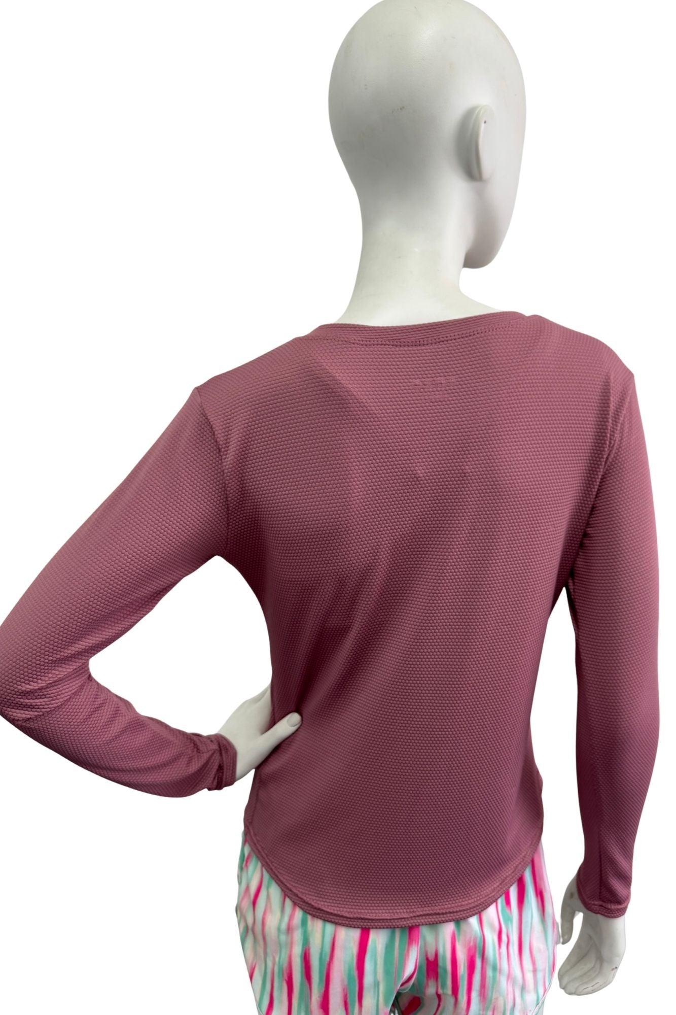 Pink long sleeve top