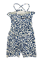 Blueberry girls swim romper