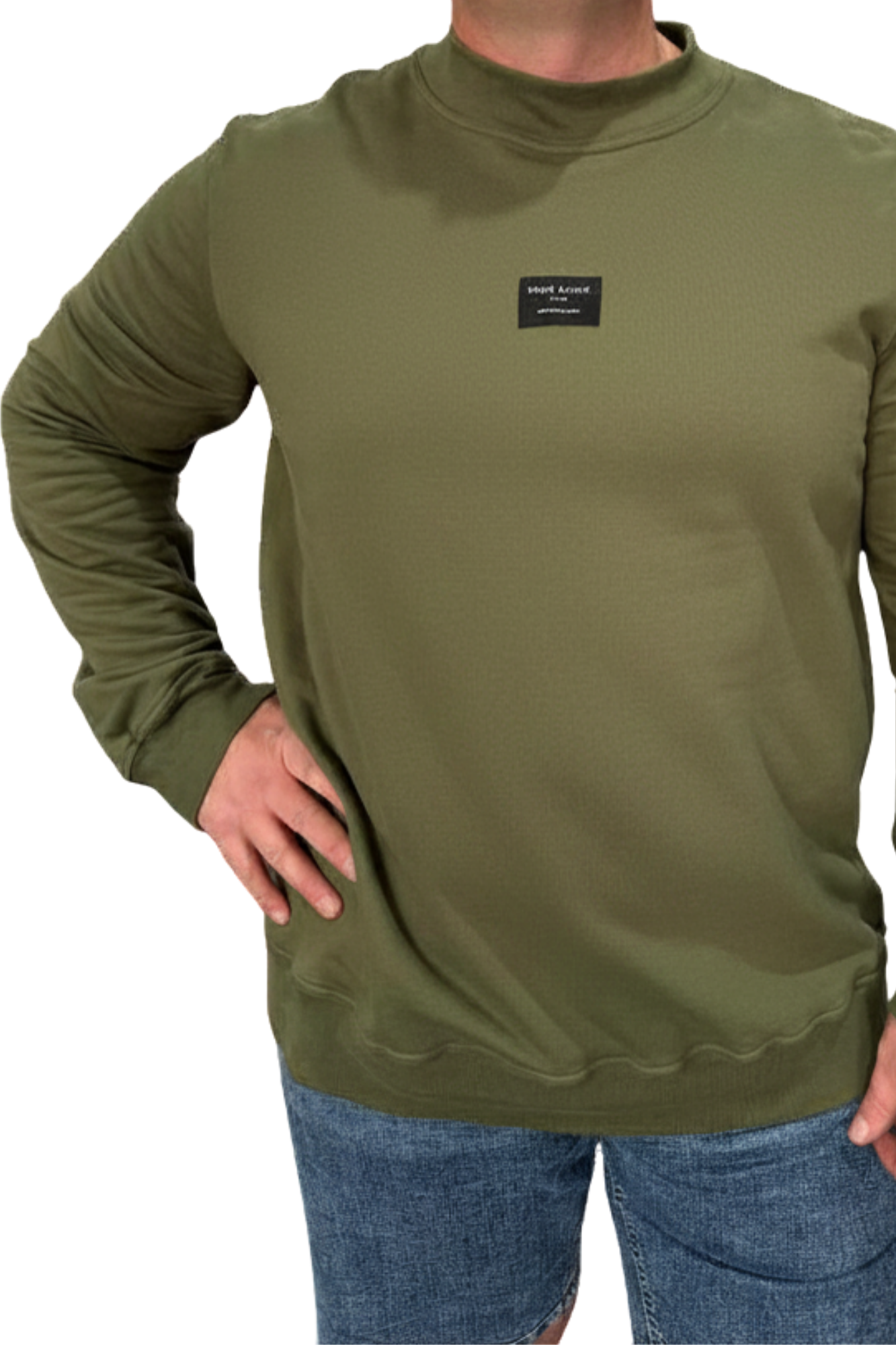 Mens Olive Green sweater
