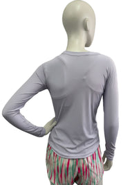 Lilac long sleeve top