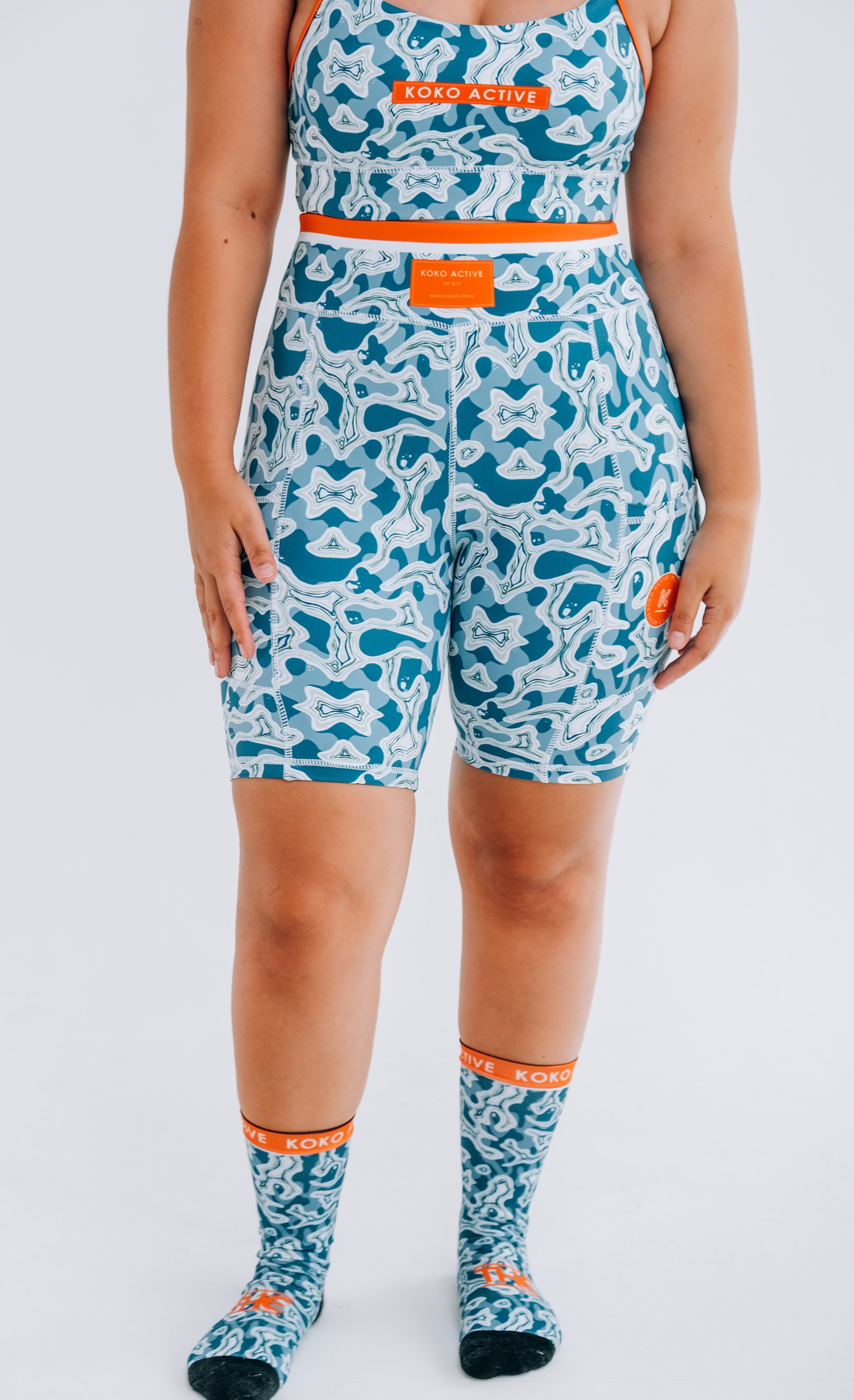 Ocean and Terrains Shorty Shorts