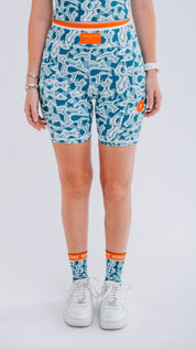 Ocean and Terrains Shorty Shorts