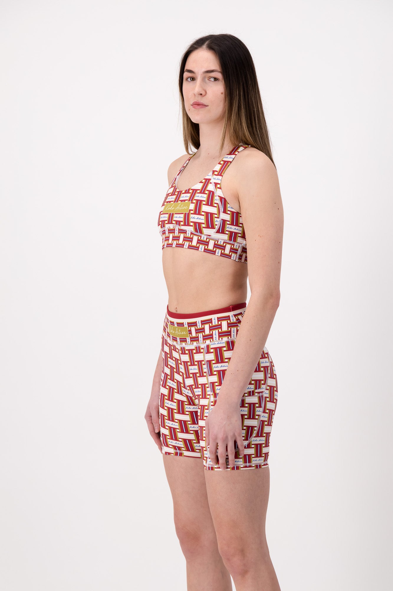Forever Woven Scoop Sports Bra