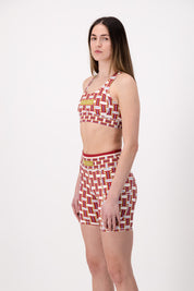 Forever Woven Scoop Sports Bra