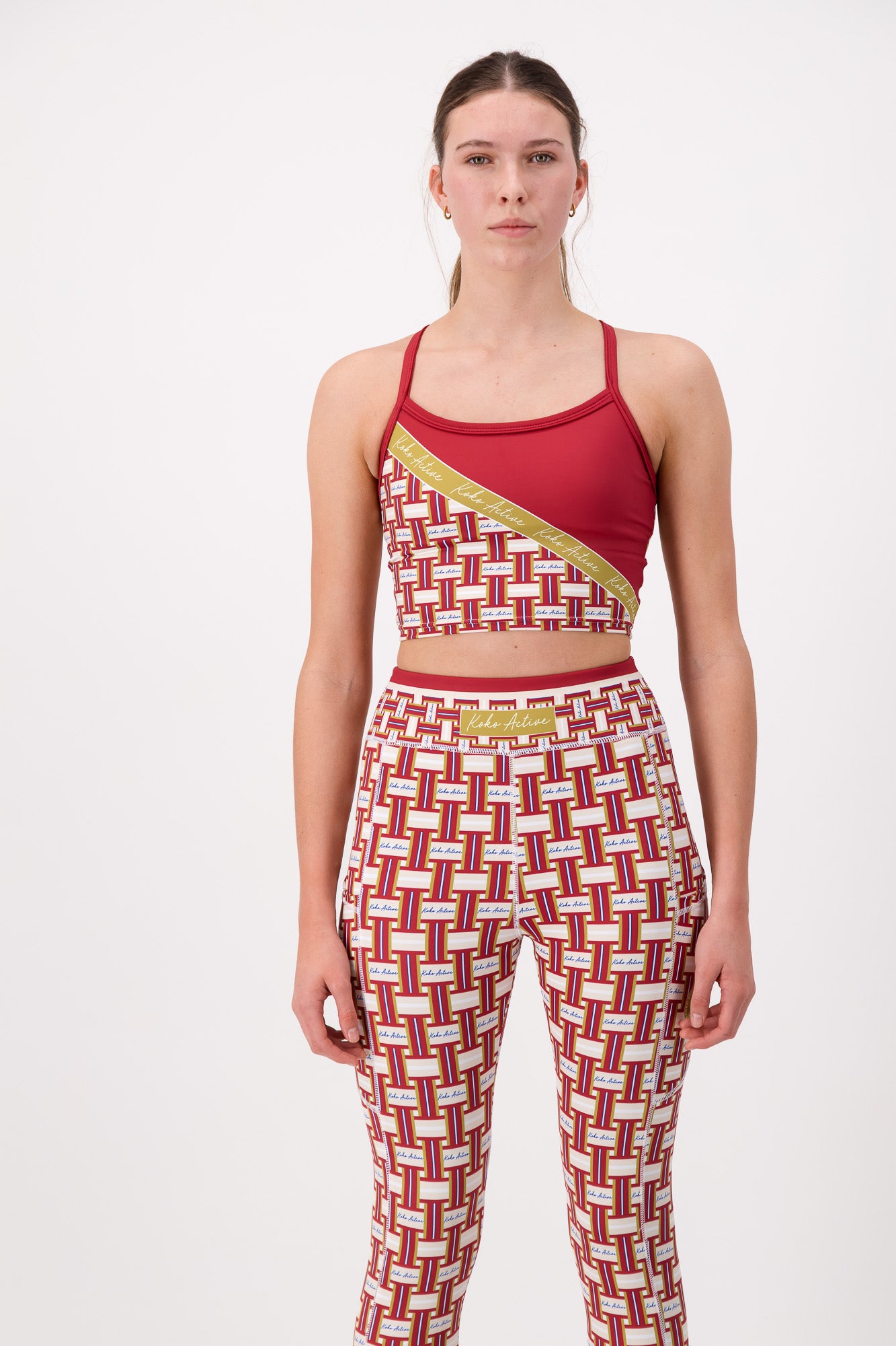 Forever Woven Rhubarb Tank Sports Bra