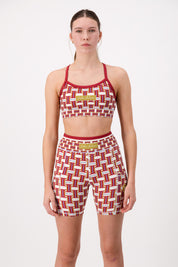 Forever Woven Racer Back Sports Bra