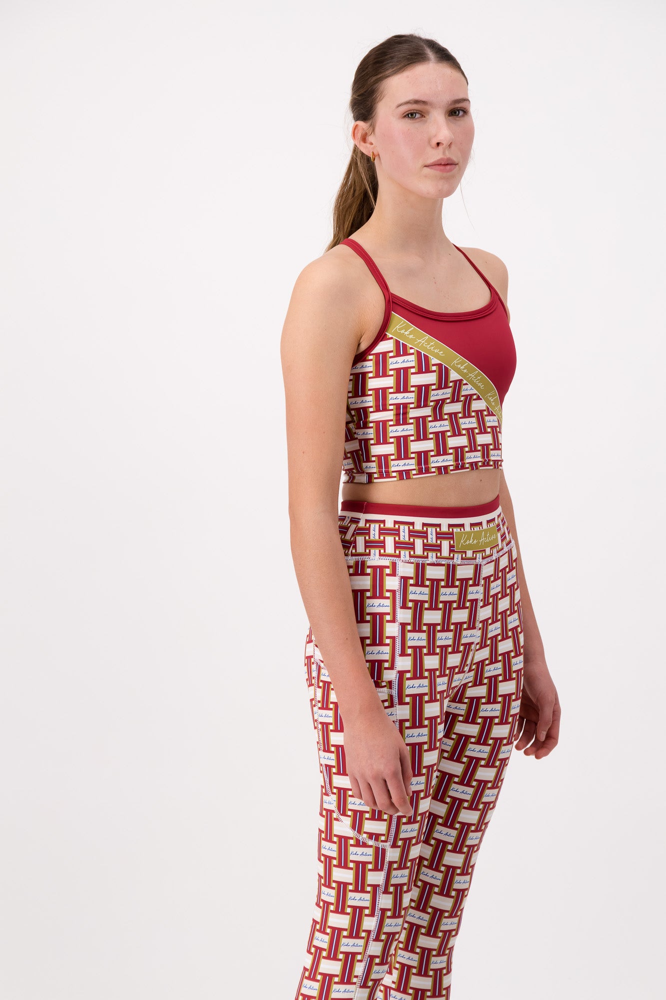 Forever Woven Rhubarb Tank Sports Bra
