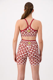 Forever Woven Racer Back Sports Bra