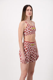 Forever Woven Scoop Sports Bra