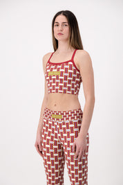 Forever Woven Tank Sports Bra
