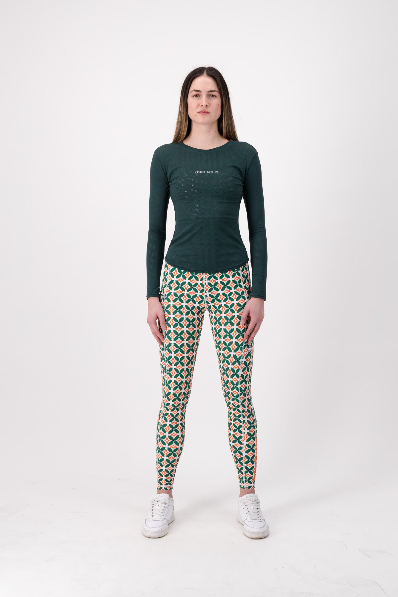 Forest Green active long sleeve