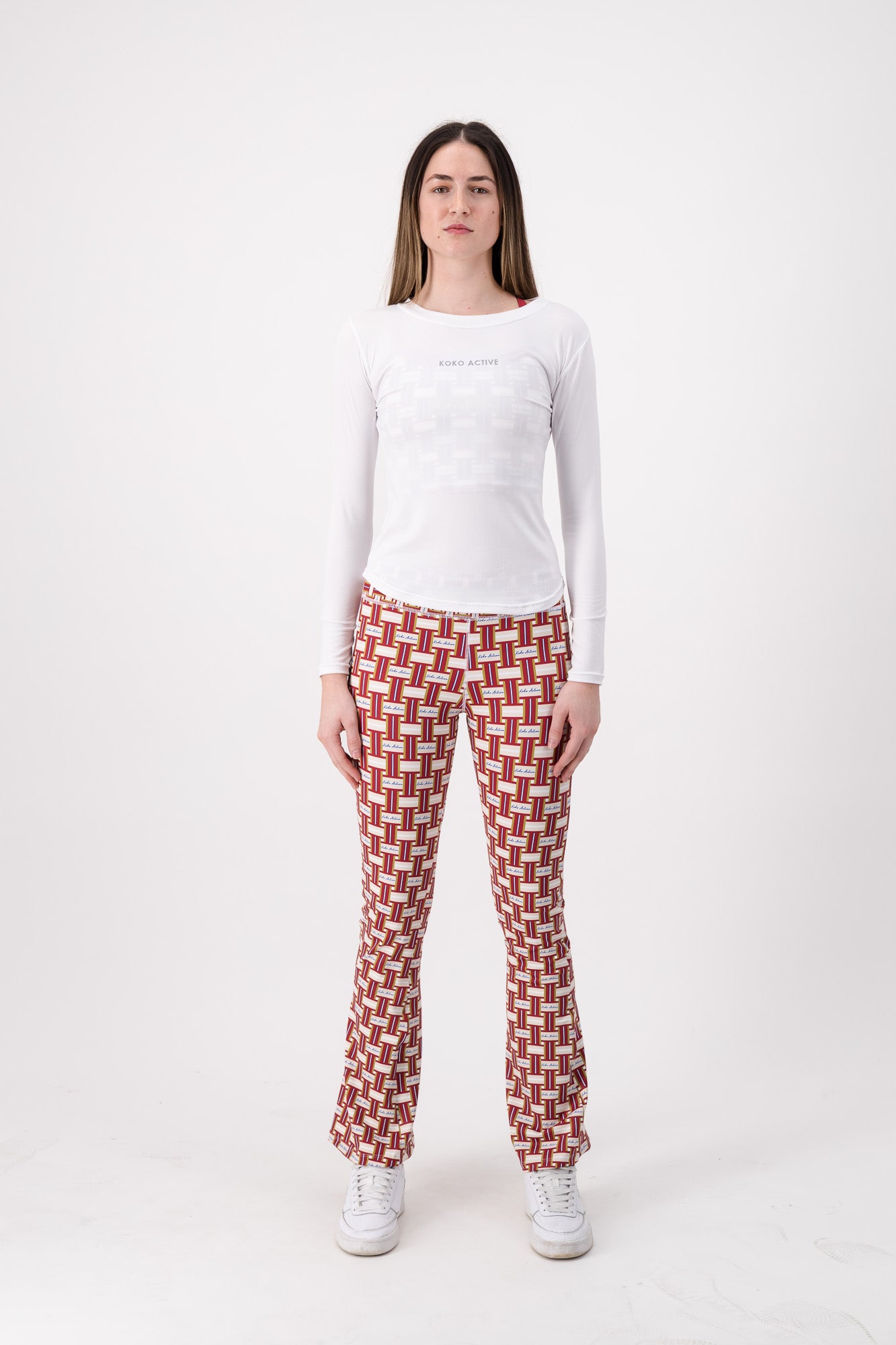 Forever Woven Flared Leggings