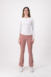 Forever Woven Flared Leggings