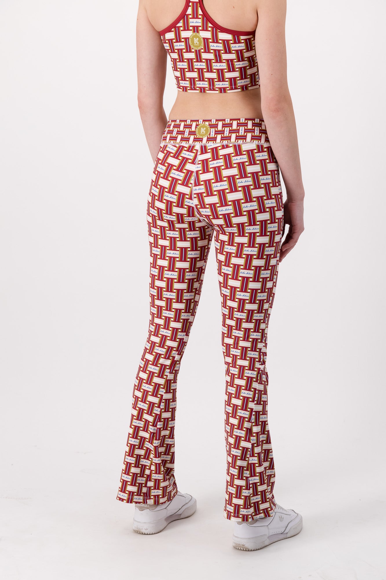 Forever Woven Flared Leggings