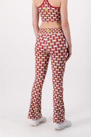 Forever Woven Flared Leggings