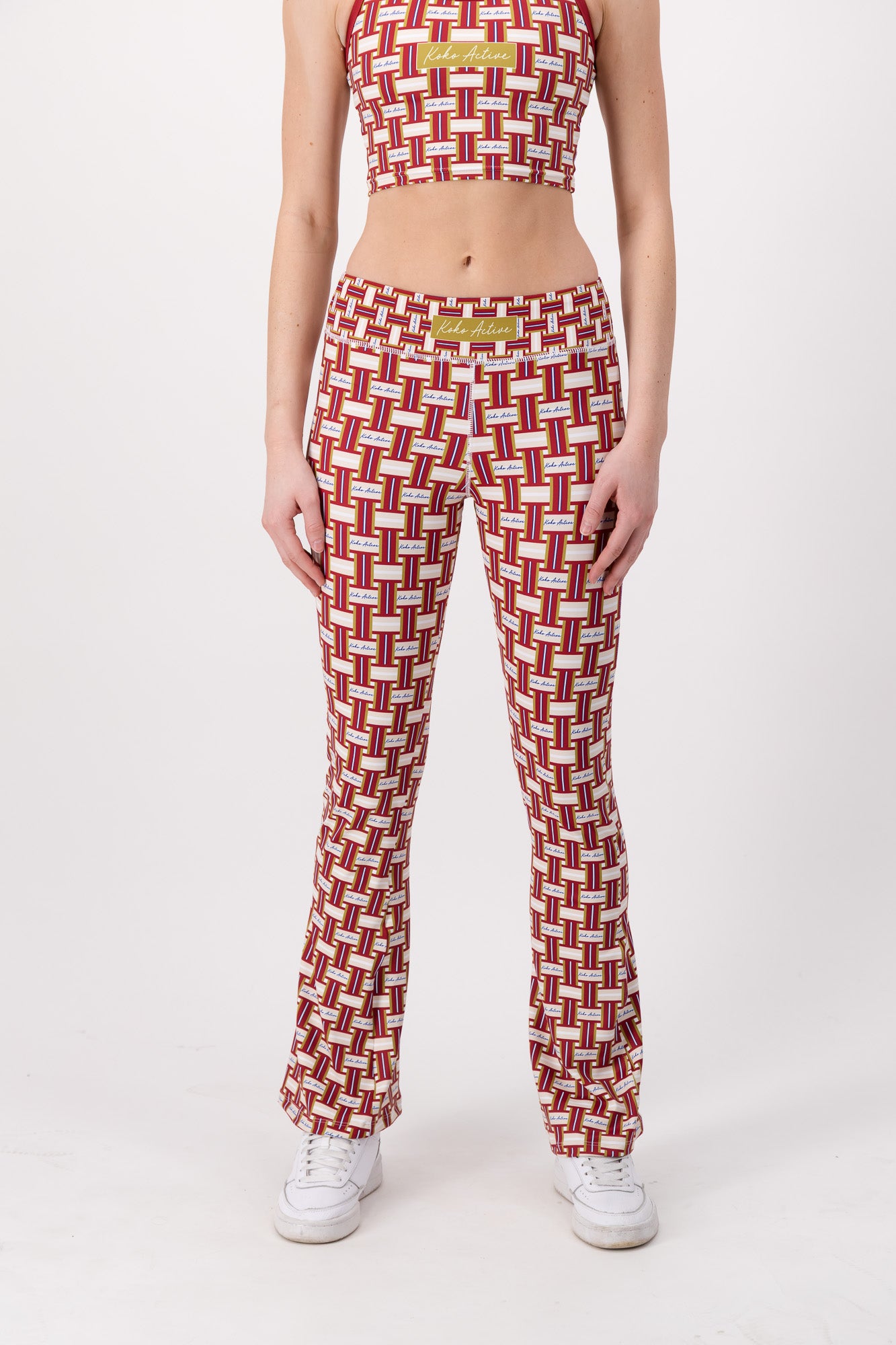 Forever Woven Flared Leggings