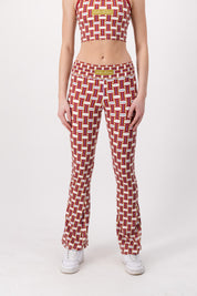 Forever Woven Flared Leggings