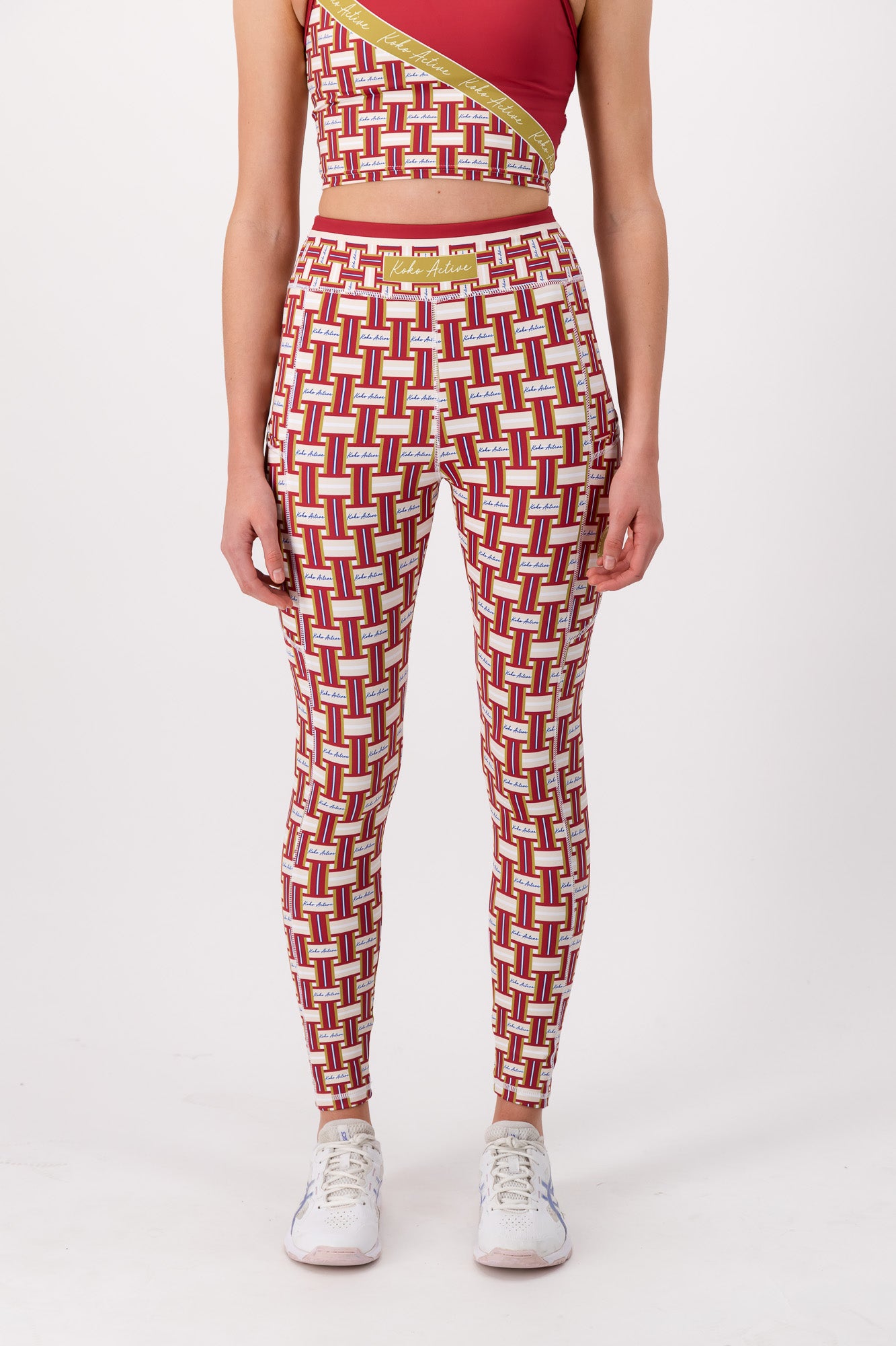 Forever Woven 7/8 High Waisted Leggings