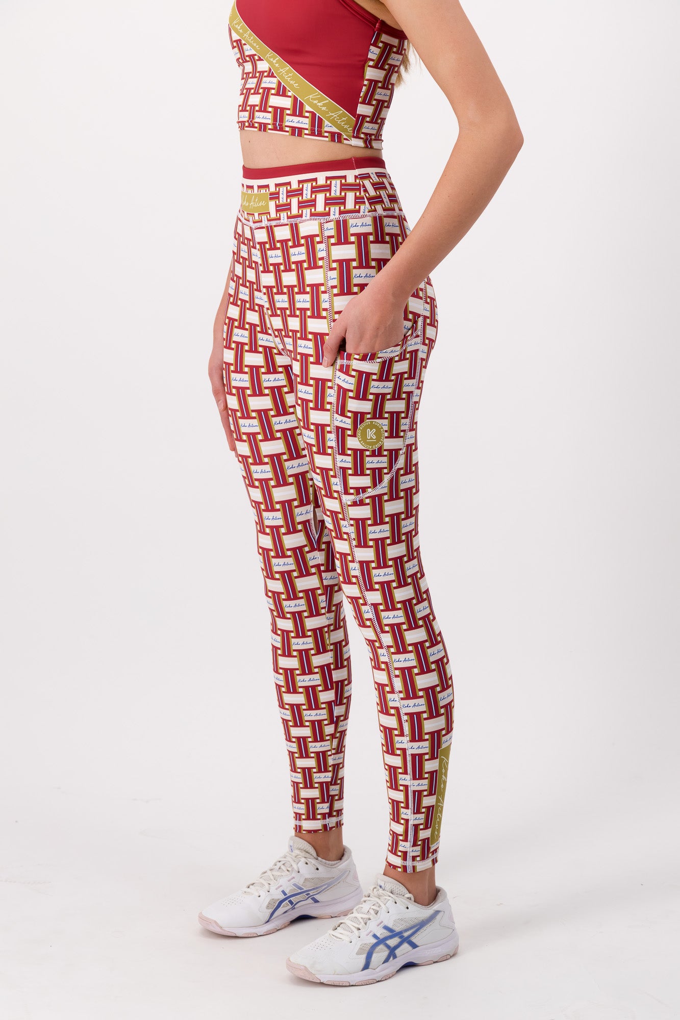 Forever Woven 7/8 High Waisted Leggings