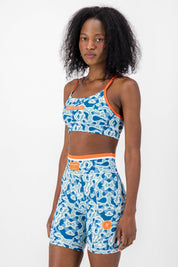 Ocean and Terrains Racer Back Sports Bra