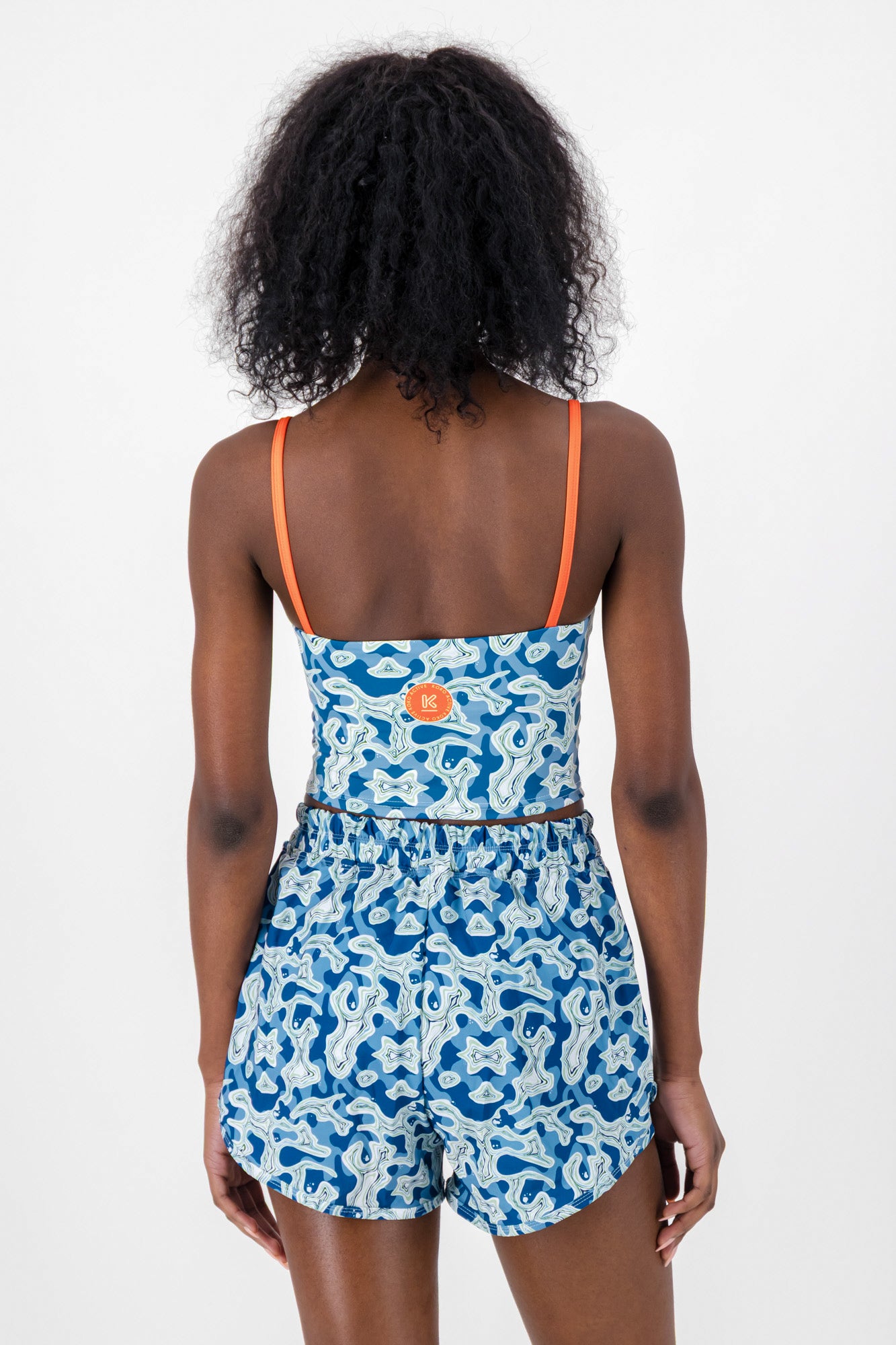 Ocean and Terrains Tank Sports Bra