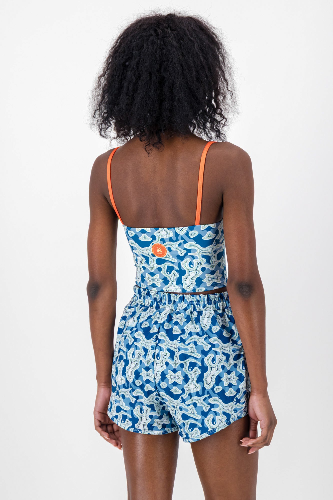 Ocean and Terrains Tank Sports Bra
