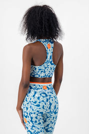 Ocean and Terrains Scoop Sports Bra