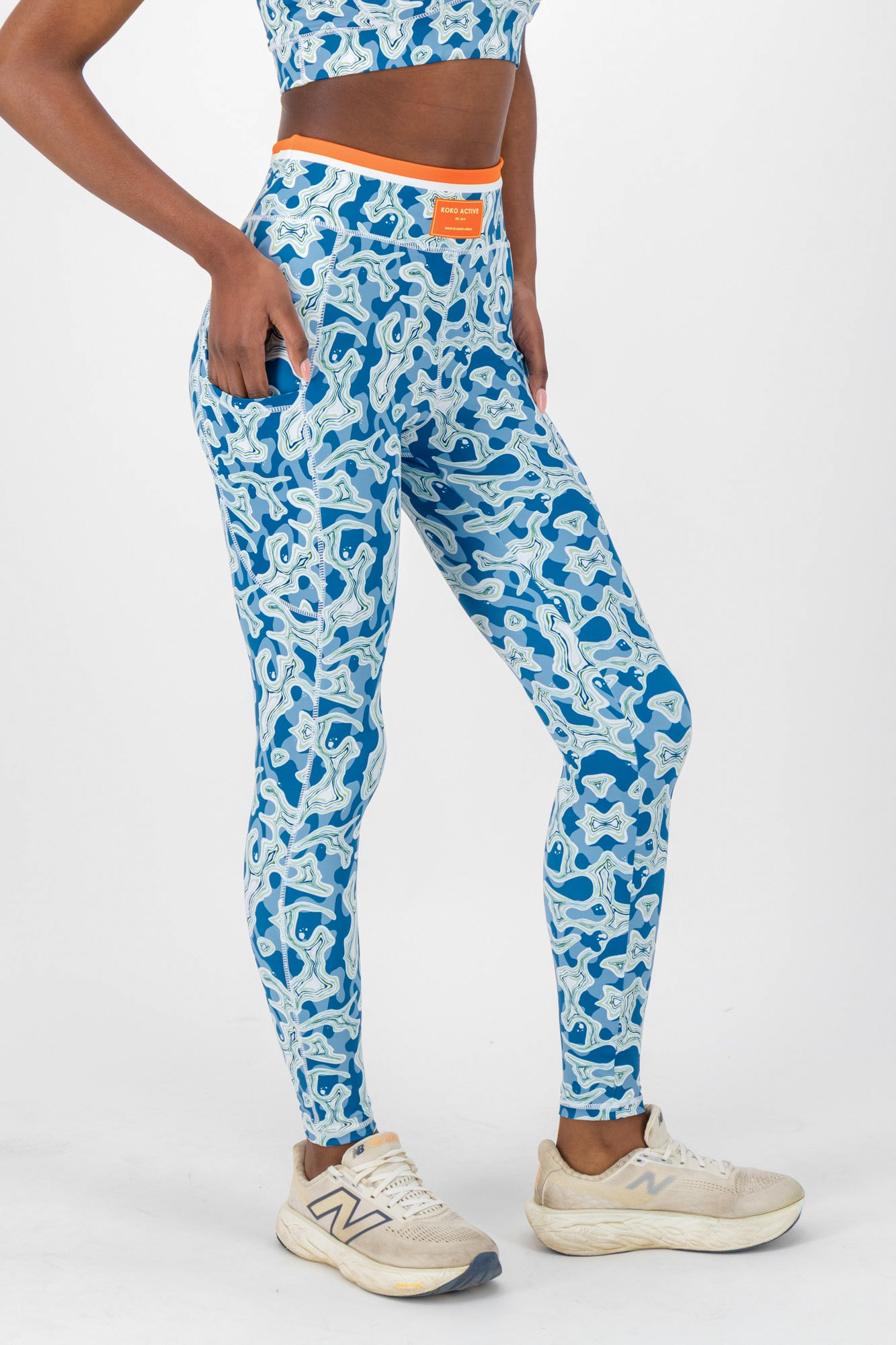 Ocean and Terrains 7/8 High Waisted Leggings
