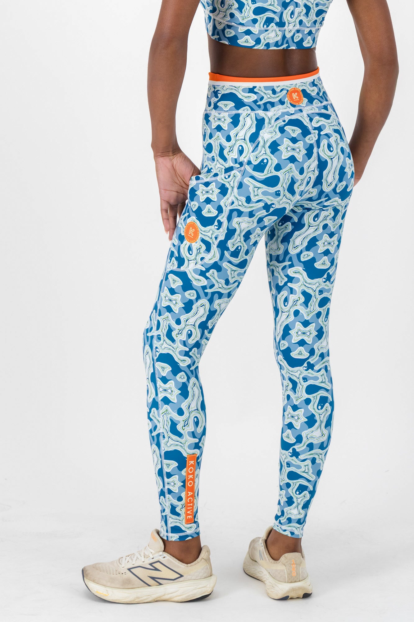 Ocean and Terrains 7/8 High Waisted Leggings