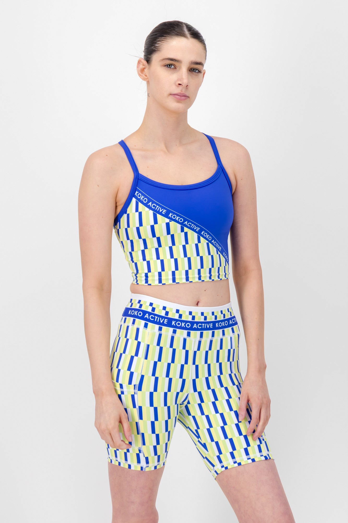 RESET Blue Tank Sports Bra
