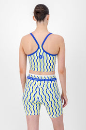 RESET Blue Tank Sports Bra
