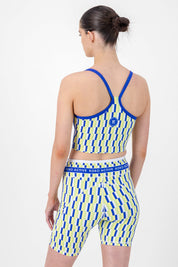 RESET Blue Tank Sports Bra