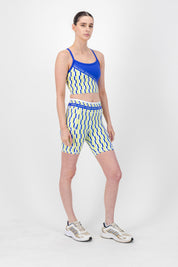 RESET Blue Tank Sports Bra