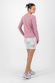 Blush pink active long sleeve